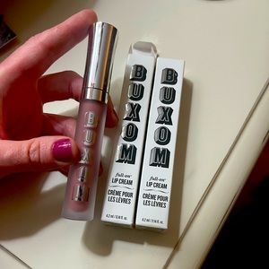 Buxom - full size lip cream in Dolly.  Set of 2.  NIB